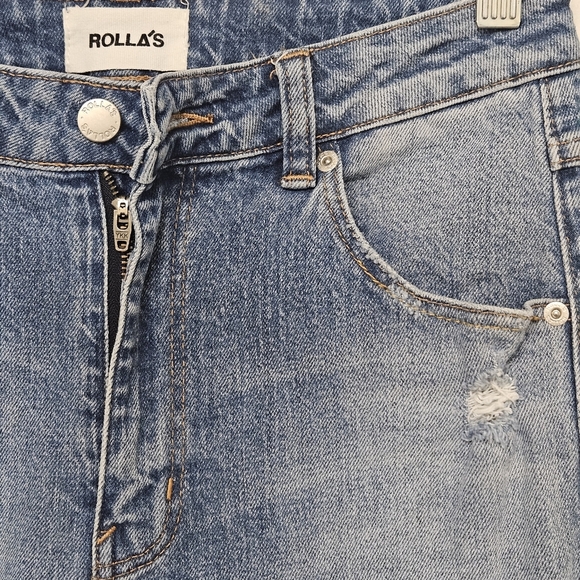 38 ROLLA'S MILLER SKINNY SIOXIE WORN DISTRESSED JEANS WOMEN'S SIZE 26 - Picture 10 of 14